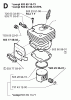 Jonsered 2165 - Chainsaw (2000-04) Ersatzteile CYLINDER PISTON
