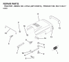 Jonsered LR13A (J8F13H36TC, 95413007) - Lawn & Garden Tractor (2000-02) Listas de piezas de repuesto y dibujos HOOD