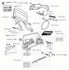 Jonsered 2165 - Chainsaw (2002-01) Listas de piezas de repuesto y dibujos CHAIN BRAKE CLUTCH COVER