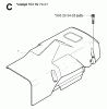 Jonsered 2165 - Chainsaw (2002-01) Listas de piezas de repuesto y dibujos CYLINDER COVER