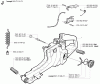 Jonsered 2165 - Chainsaw (2002-01) Listas de piezas de repuesto y dibujos FUEL TANK