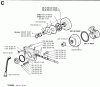 Jonsered 625 - Chainsaw (1995-10) Listas de piezas de repuesto y dibujos CLUTCH OIL PUMP