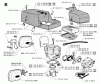 Jonsered 625 - Chainsaw (1999-02) Listas de piezas de repuesto y dibujos CYLINDER PISTON MUFFLER