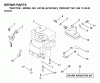 Jonsered LR13B (J813C36C, 954130023) - Lawn & Garden Tractor (2000-03) Listas de piezas de repuesto y dibujos ENGINE CUTTING EQUIPMENT