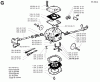 Jonsered 630 SUPER II - Chainsaw (1993-06) Ersatzteile CARBURETOR DETAILS
