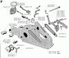 Jonsered 670 CHAMP - Chainsaw (1996-09) Listas de piezas de repuesto y dibujos FUEL TANK