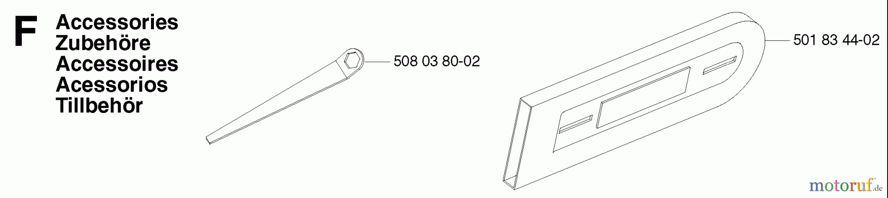  Jonsered Motorsägen CS2115EL - Jonsered Chainsaw (2003-01) ACCESSORIES #1