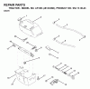 Jonsered LR13B (J813C36D, 954130023) - Lawn & Garden Tractor (2000-04) Listas de piezas de repuesto y dibujos DASH