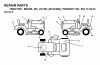 Jonsered LR13B (J813C36D, 954130023) - Lawn & Garden Tractor (2000-04) Listas de piezas de repuesto y dibujos DECALS