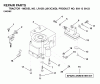 Jonsered LR13B (J813C36D, 954130023) - Lawn & Garden Tractor (2000-04) Listas de piezas de repuesto y dibujos ENGINE