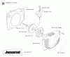 Jonsered CS2135 T - Chainsaw (2005-03) Listas de piezas de repuesto y dibujos STARTER