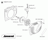 Jonsered CS2135 T - Chainsaw (2007-01) Listas de piezas de repuesto y dibujos STARTER