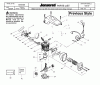 Jonsered CS2137 - Chainsaw (2005-01) Listas de piezas de repuesto y dibujos CYLINDER PISTON MUFFLER #1