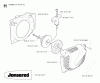 Jonsered CS2139 T - Chainsaw (2008-02) Listas de piezas de repuesto y dibujos STARTER