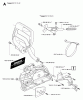 Jonsered CS2141 - Chainsaw (2007-01) Ersatzteile CHAIN BRAKE CLUTCH COVER