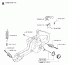Jonsered CS2141 - Chainsaw (2007-01) Listas de piezas de repuesto y dibujos FUEL TANK