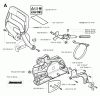 Jonsered CS2147 EPA - Chainsaw (2004-03) Listas de piezas de repuesto y dibujos CHAIN BRAKE CLUTCH COVER