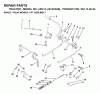 Jonsered LRH13 (J813H36B, 954130024) - Lawn & Garden Tractor (1998-12) Ersatzteile BRAKE / REAR MOWER LIFT