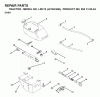 Jonsered LRH13 (J813H36B, 954130024) - Lawn & Garden Tractor (1998-12) Listas de piezas de repuesto y dibujos DASH