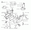 Jonsered CS2152 - Chainsaw (2002-09) Listas de piezas de repuesto y dibujos CRANKCASE