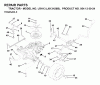 Jonsered LRH13 (J813H36B, 954130024) - Lawn & Garden Tractor (1998-12) Listas de piezas de repuesto y dibujos TRANSMISSION