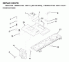 Jonsered LRH13 (J8F13H36TB, 954130017) - Lawn & Garden Tractor (1998-12) Listas de piezas de repuesto y dibujos CHASSIS ENCLOSURES