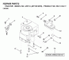 Jonsered LRH13 (J8F13H36TB, 954130017) - Lawn & Garden Tractor (1998-12) Listas de piezas de repuesto y dibujos ENGINE
