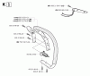 Jonsered CS2159 - Chainsaw (2005-02) Spareparts HANDLE #1
