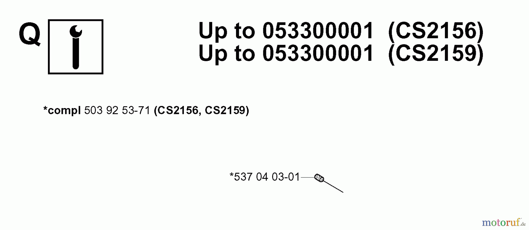  Jonsered Motorsägen CS2159 - Jonsered Chainsaw (2006-02) CRANKCASE #2