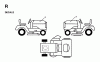 Jonsered LRH13 - 36" Lawn & Garden Tractor (1997-04) Ersatzteile DECALS
