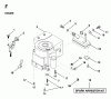 Jonsered LRH13 - 36" Lawn & Garden Tractor (1997-04) Listas de piezas de repuesto y dibujos ENGINE CUTTING EQUIPMENT