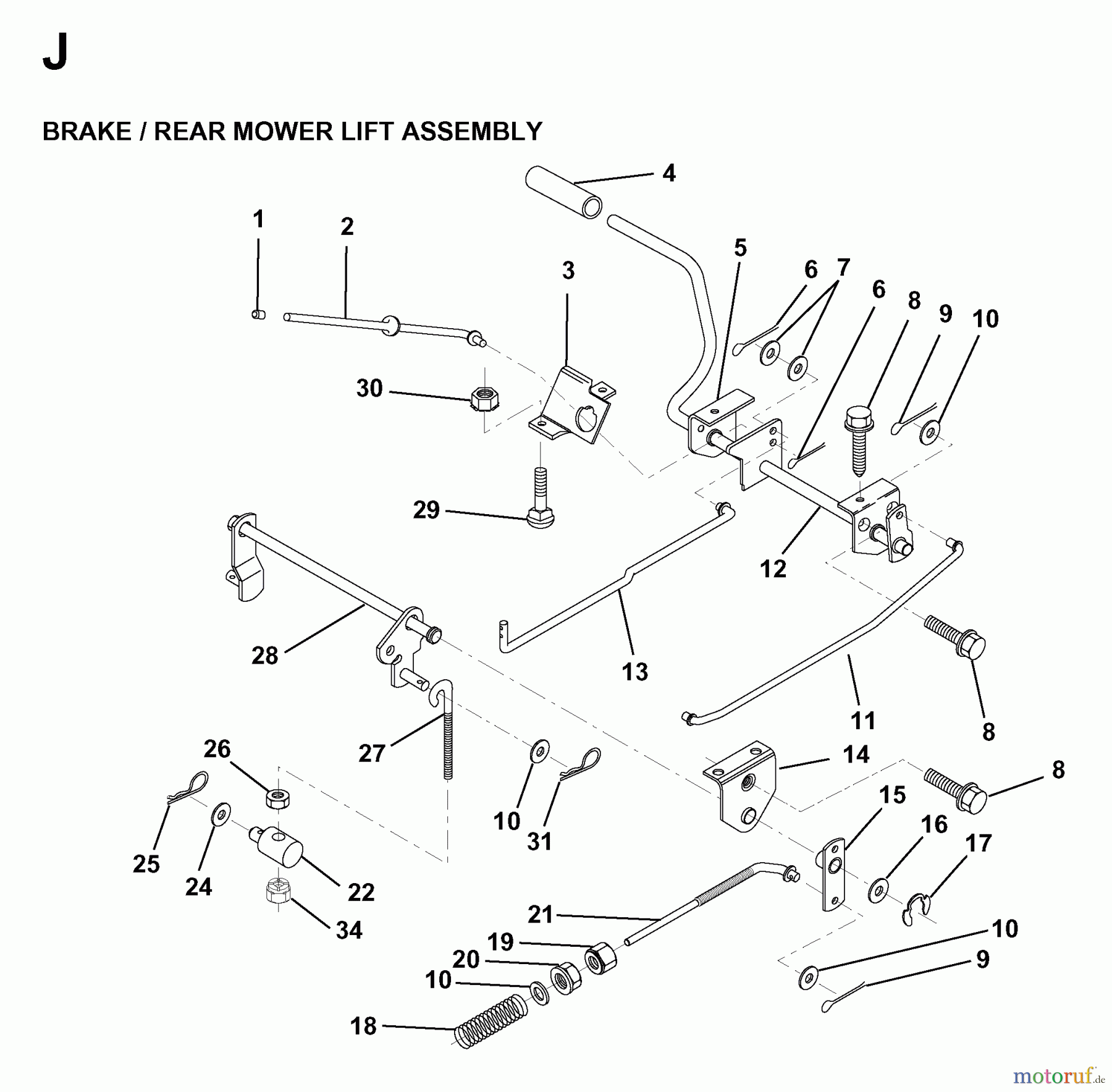  Jonsered Rasen  und Garten Traktoren LRH13 - Jonsered 36