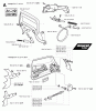 Jonsered CS2171 - Chainsaw (2003-05) Listas de piezas de repuesto y dibujos CHAIN BRAKE CLUTCH COVER