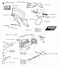 Jonsered CS2171 - Chainsaw (2005-05) Listas de piezas de repuesto y dibujos CHAIN BRAKE CLUTCH COVER