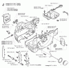 Jonsered CS2171 - Chainsaw (2005-05) Listas de piezas de repuesto y dibujos CRANKCASE