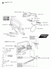Jonsered CS2171 - Chainsaw (2007-01) Listas de piezas de repuesto y dibujos CHAIN BRAKE CLUTCH COVER