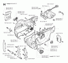 Jonsered CS2165 - Chainsaw (2003-06) Listas de piezas de repuesto y dibujos CRANKCASE