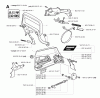 Jonsered CS2165 - Chainsaw (2005-05) Listas de piezas de repuesto y dibujos CHAIN BRAKE CLUTCH COVER
