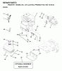 Jonsered LT12 (JLT12C, 954130044) - Lawn & Garden Tractor (2001-09) Listas de piezas de repuesto y dibujos ENGINE