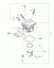 Jonsered CS2172 - Chainsaw (2010-08) Ersatzteile CYLINDER PISTON