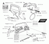 Jonsered CS2186 EPA - Chainsaw (2005-03) Listas de piezas de repuesto y dibujos CHAIN BRAKE #1