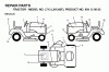 Jonsered LT13 (J81342F, 954130035) - Lawn & Garden Tractor (2000-04) Listas de piezas de repuesto y dibujos DECALS