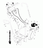 Jonsered ST 2106 (96191001201) - Snow Thrower (2007-01) Listas de piezas de repuesto y dibujos CONTROL PANEL DISCHARGE CHUTE