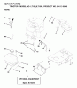 Jonsered LT13 (JLT13A, 954130045) - Lawn & Garden Tractor (2001-01) Listas de piezas de repuesto y dibujos ENGINE CUTTING EQUIPMENT