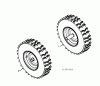 Jonsered ST 2106 (96191002006) - Snow Thrower (2009-09) Ersatzteile WHEELS TIRES