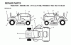 Jonsered LT13 (JLT13B, 954130045) - Lawn & Garden Tractor (2001-02) Spareparts DECALS