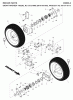 Jonsered ST 2109 E (96191001300) - Snow Thrower (2007-01) Listas de piezas de repuesto y dibujos WHEELS TIRES