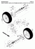 Jonsered ST 2109 E (96191001301) - Snow Thrower (2007-01) Listas de piezas de repuesto y dibujos WHEELS TIRES