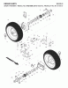 Jonsered ST 2109 E (96191002101) - Snow Thrower (2007-10) Listas de piezas de repuesto y dibujos WHEELS TIRES