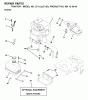 Jonsered LT13 (JLT13C, 954130045) - Lawn & Garden Tractor (2001-09) Listas de piezas de repuesto y dibujos ENGINE